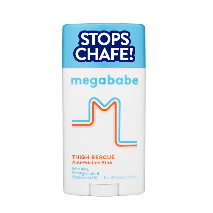 Megababe Thigh Rescue Anti-Chafe Stick | Prevents skin chafe & irritation | Thighs, arms, bra-lines & more | Summer Vacation Essentials | 2.12oz (Pac