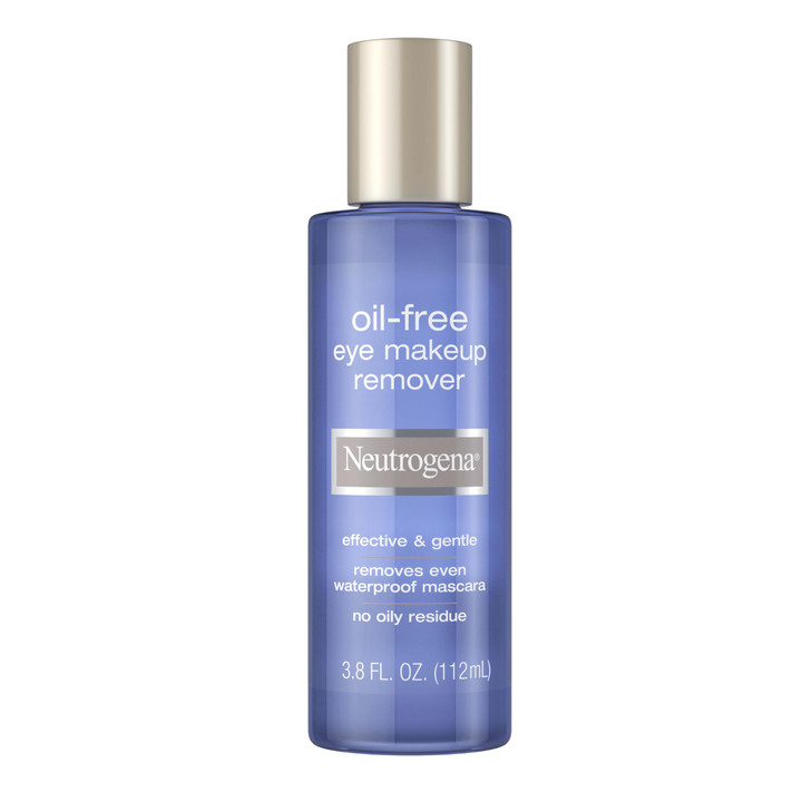 Neutrogena Gentle Oil-Free Eye Makeup Remover & Cleanser for Sensitive Eyes, Makeup Remover for Waterproof Mascara, Dermatologist & Ophthalmologist T