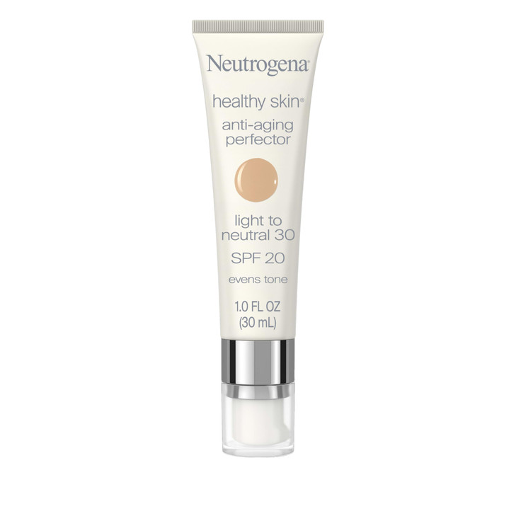 Neutrogena Retinol Treatment & Tinted Facial Moisturizer, Healthy Skin Anti-Aging Perfector, Broad Spectrum SPF 20 Sunscreen & Titanium Dioxide, Blen
