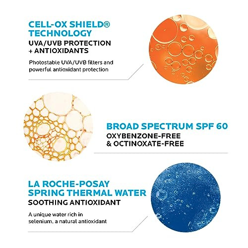 La Roche-Posay Anthelios Melt-In Milk Sunscreen SPF 60, Sunscreen For Body & Face, Broad Spectrum SPF + Antioxidants, Oil Free, Lightweight & Fast Ab