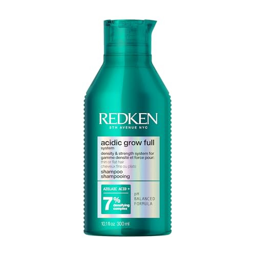 Redken Acidic Grow Full System Densifying Shampoo - Lightweight Shampoo for Fuller, Thicker-Looking Hair, Gentle Cleansing & Scalp Moisturizing, With