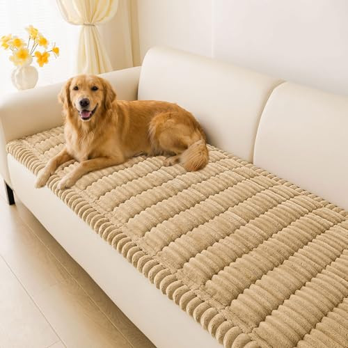 hyha Couch Covers for Dogs Washable, Non Slip Plush Dog Sofa Protectors