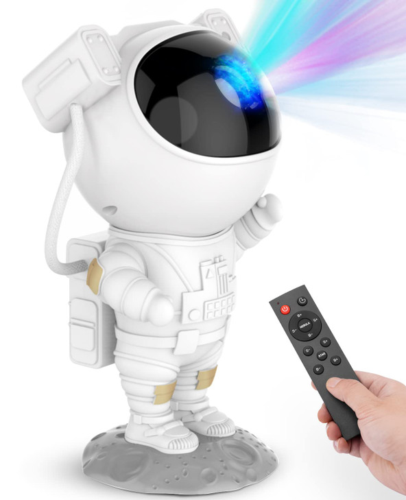 Star Projector Galaxy Night Light - Astronaut Space Projector, Starry Nebula Ceiling LED Lamp with Timer and Remote, Kids Room Decor Aesthetic, for C