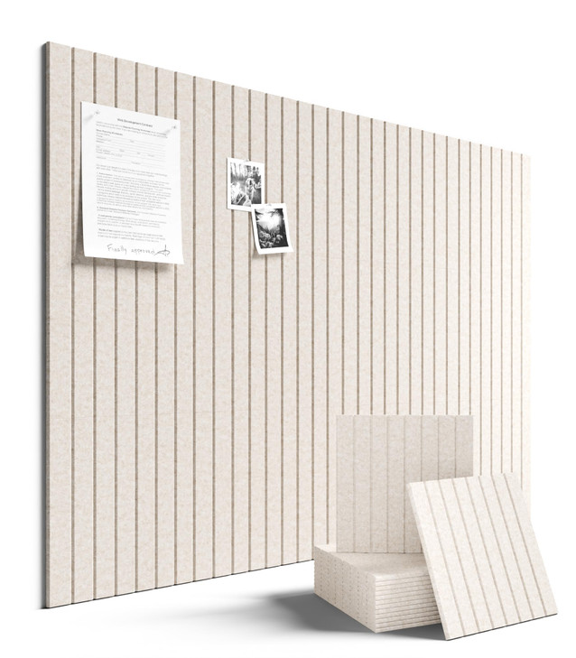 Fluxynara Large Felt Bulletin Board 48" x 36" Cork Board Alternative-12 Pack