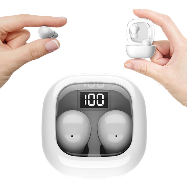 CNBRO Invisible Mini Sleep Earbuds Ear Buds for Side Sleepers Sleeping, Small Ears Canals Women Wireless Bluetooth Low Profile Smallest Disgused Tiny