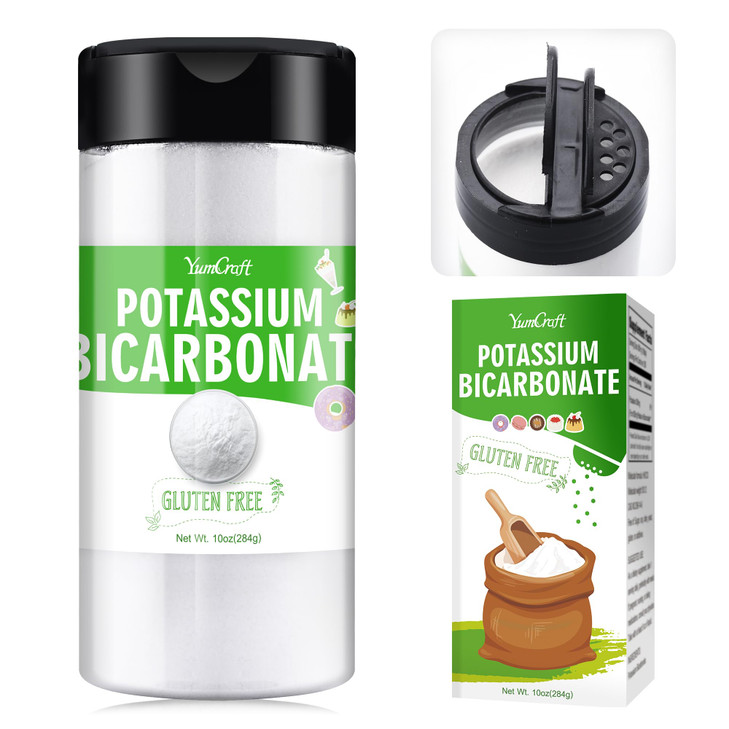 10oz Potassium Bicarbonate - 100% Pure Potassium Bicarbonate Powder for Plants, Cakes, Winemaking, Leavening, Food Grade Natural Baking Soda Leavenin