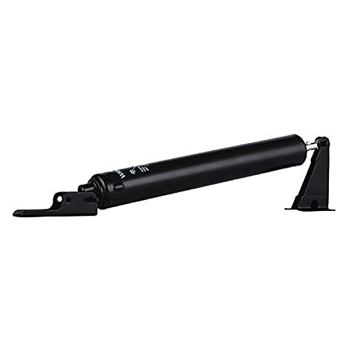 Wright Products Pneumatic Storm Door Closer  Adjustable, Smooth-Closing with Hold-Open Washer (Transitional, Black)