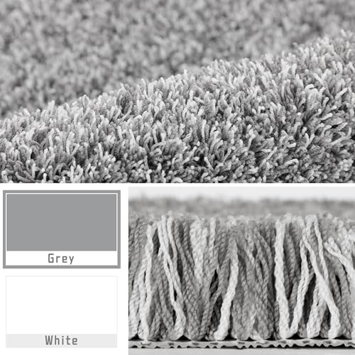 Yimobra Bathroom Rugs Non Slip Washable, Ultra Soft and Water Absorbent Bath Mats, Plush Fluffy Shower Mat Outside, Microfiber Thick Matts for Bathro