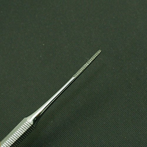 Macs Professional Ingrown Toe Nail File One Side Sraight and One Side Curved Fine Point Made of High Grade Surgical Stainless Steel -609-1