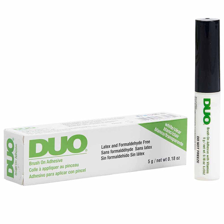 DUO Brush-on Strip Lash Adhesive, Clear, 0.18oz, 1-Pack
