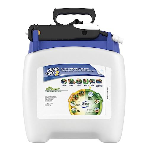Roundup Weed and Grass Killer? with Pump 'N Go 2 Sprayer, Use in and Around Flower Beds, Trees & More, 1.33 gal.