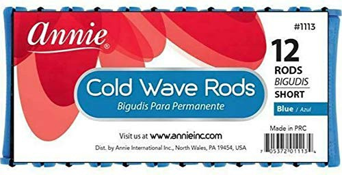 3 Packs of Annie Cold Wave Rods-Short #1113 (12 Pieces per Pack)