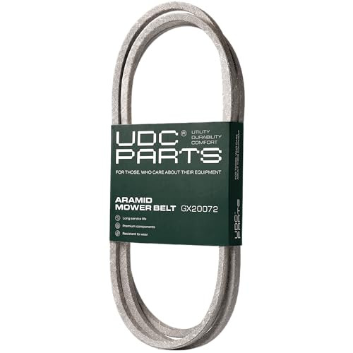 UDC Parts GX20072 Deck Belt Replacement for John Deere 42 Inch D105 D110 E100 LA115 S100 D100 D120 D125 D130 L100 L110 E110 E120 E130 LA100 LA105 LA1