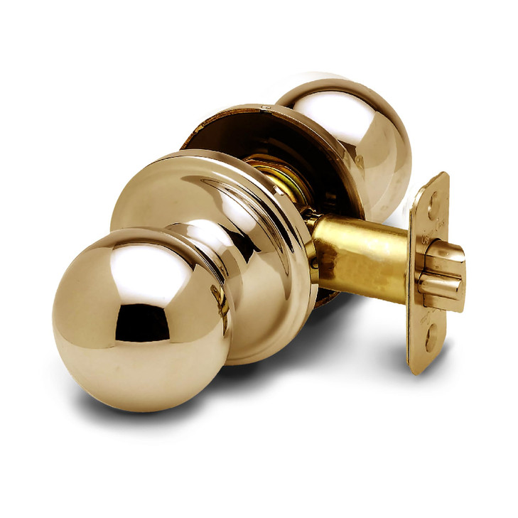 Copper Creek Passage Interior Door Knob  ANSI Grade-3 Certified, Modern Heavy Duty Handle, Easy Install and Reversible for Bedroom, Bathroom & Close