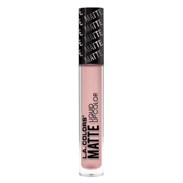L.A. COLORS Matte Liquid Lip Color, Barely There CLG415