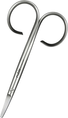 Rubis Stainless Steel Infant Nail Scissors for Precise Fingernails and Cuticles