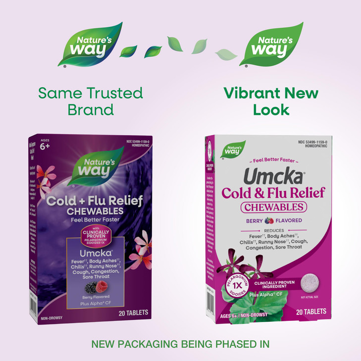 Nature's Way Cold+Flu Relief, Umcka, Shortens Duration and Reduces Severity