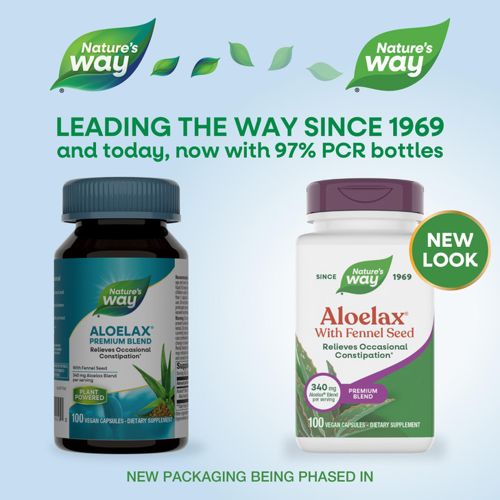 Nature's Way Aloelax, Premium Blend, with Fennel Seed, Relieves Occasional