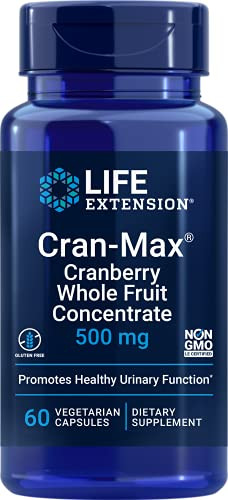 Life Extension Cran-Max, 500 mg, cranberry whole fruit concentrate, promotes