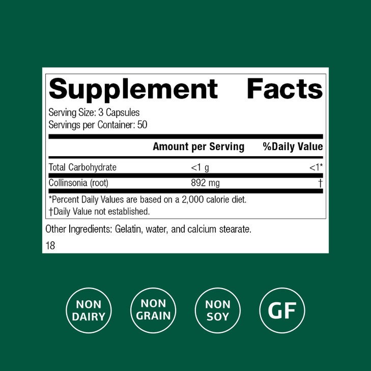 Standard Process Collinsonia Root - Healthy Vascular Tissue Support Supplement