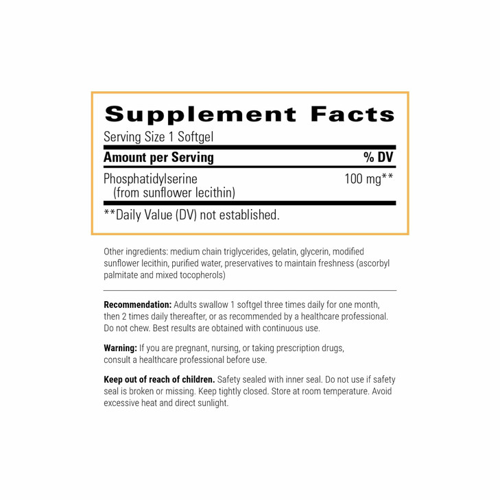 Integrative Therapeutics Phosphatidylserine - Brain Function Support Supplement*