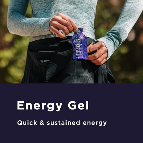 GU Energy Original Sports Nutrition Energy Gel, Mandarin Orange, 24 Count Box