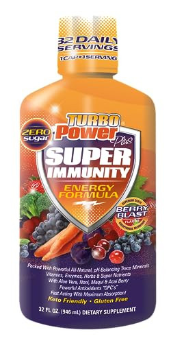 Liquid Vitamin Turbo Power Plus: 47 Vitamins, Enzymes, Vitamin D3, Vitamin A