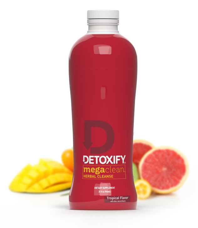 Detoxify Mega Clean Herbal Cleanse - Tropical - 32 oz