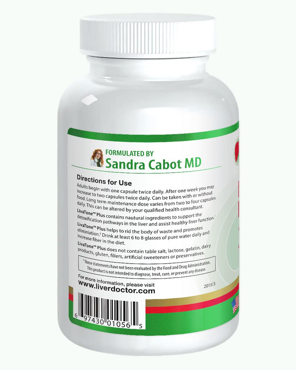 Livatone Plus Liver Detox Capsules Liver Cleanse and Detox Pills with Milk