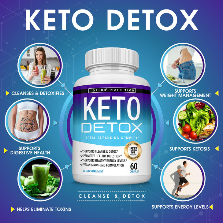 Toplux Keto Detox Pills Advanced Cleansing Extract