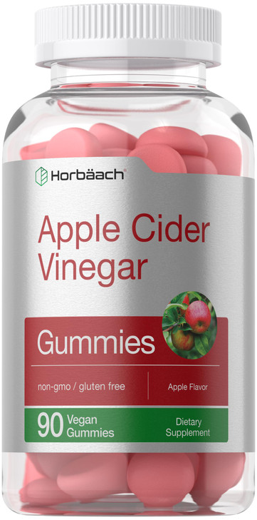 Horbäach Vegan Apple Cider Vinegar Gummies - 90 Count