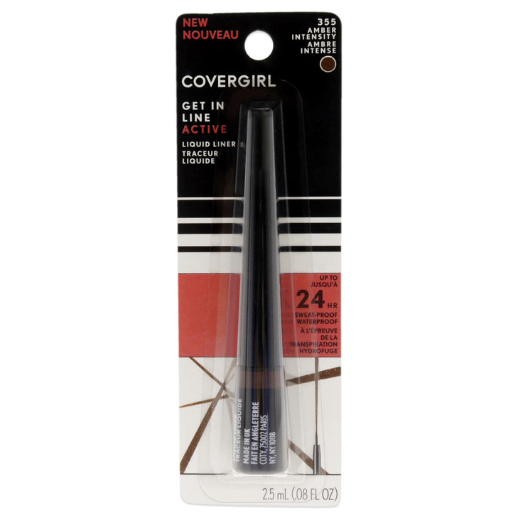 COVERGIRL Get In Line Active Eyeliner, Amber Intensity, 0.36 Ounce