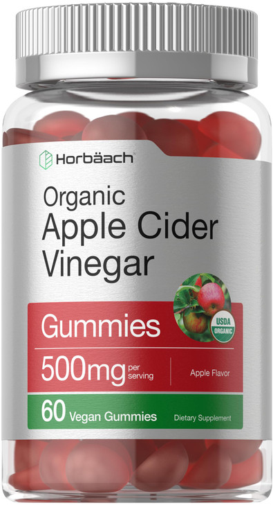 Horbäach Organic Apple Cider Vinegar Gummies - 60 Gummies