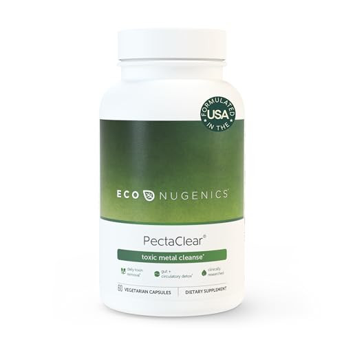 EcoNugenics PectaClear Detox Supplement for Toxic Metal Cleanse
