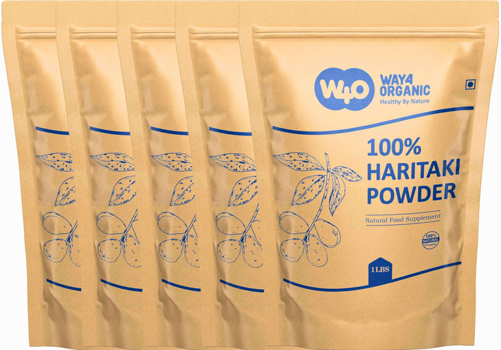 Haritaki Powder 48 Ounces (3 Pounds), Pack of 3, Terminalia Chebula (Kadukkai)