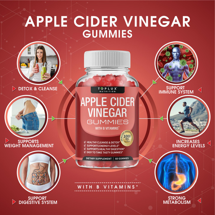 Toplux Apple Cider Vinegar Gummies