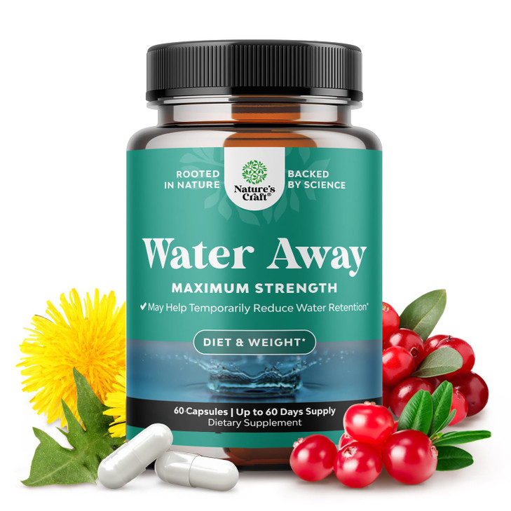 Water Away Herbal Diuretic Pills High Strength