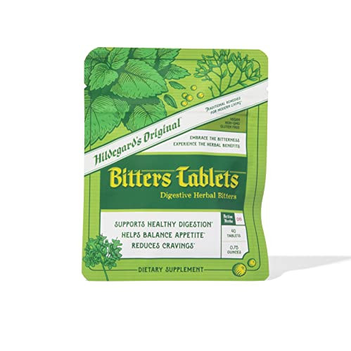 Hildegard's Original Bitters Tablets: Herbal Remedy for Fasting Support, Kidney
