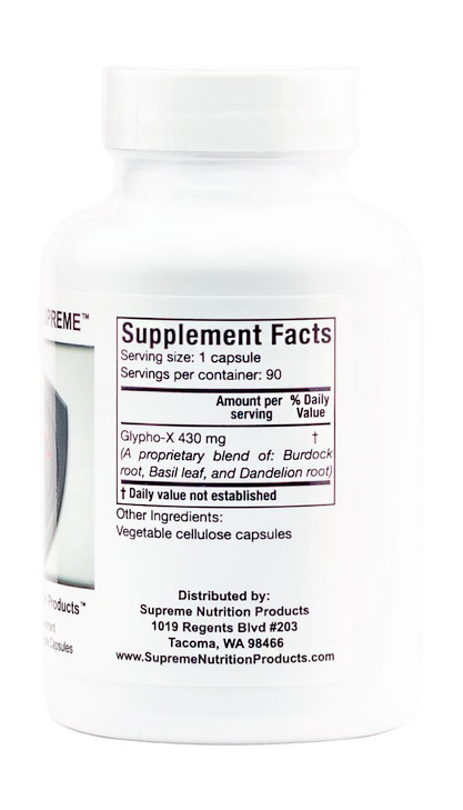 Supreme Nutrition Glypho-X Supreme, 90 Pure Herbal Combination Vegetarian