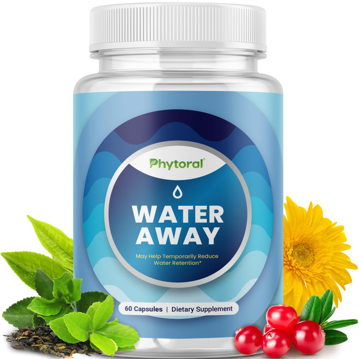 Water Retention Pills for Women & Men - Herbal Diuretic Supplements