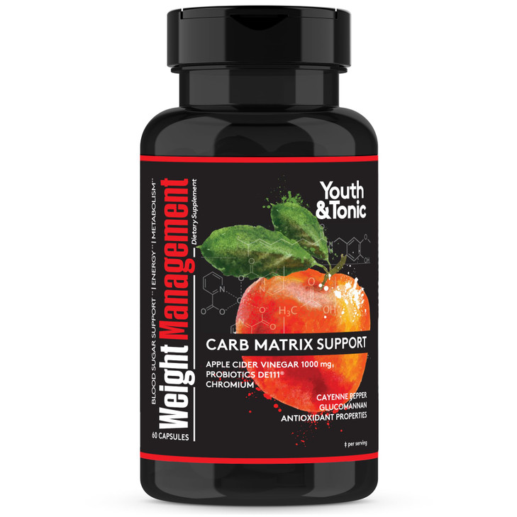 Youth & Tonic Weight Management Carb Matrix Support for Appetite Suppressant