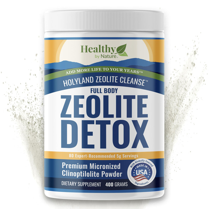 HolyLand Zeolite Cleanse - Zeolite Detox Powder (400 Gram Value Size)