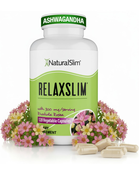NaturalSlim Relaxslim Rhodiola Rosea & Adaptogenic Herb for Brain, Mood