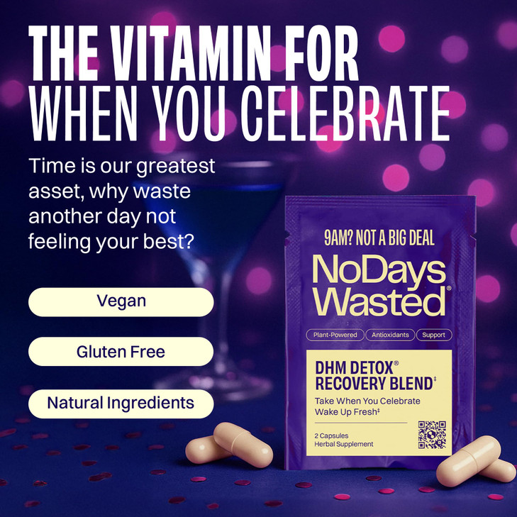 No Days Wasted DHM Detox 5 Portable Servings