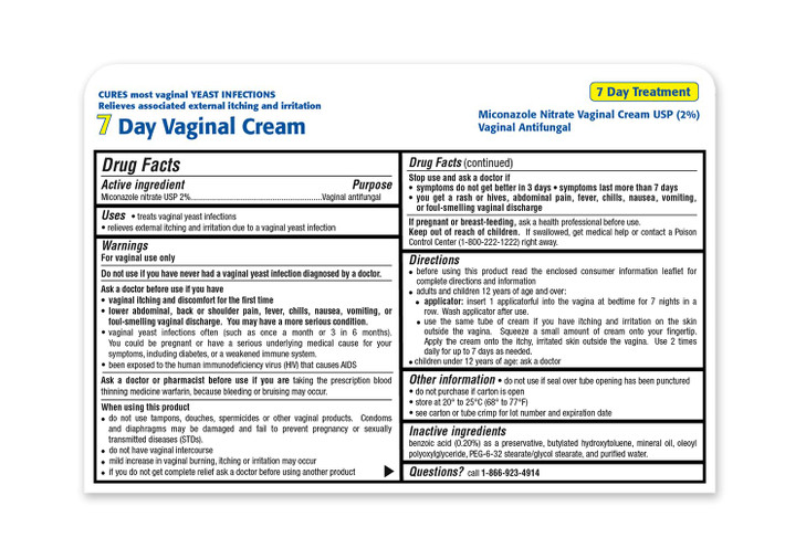 Miconazole 7 Vaginal Cream With 2% - 45 gm