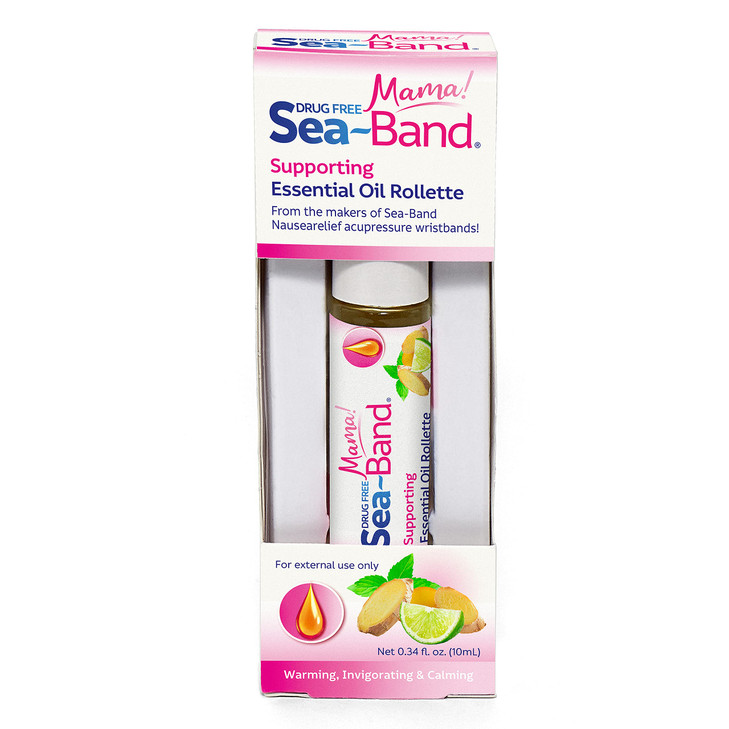 Sea-Band Mama! Essential Oil Calming Aromatherapy Rollette for Morning Sickness