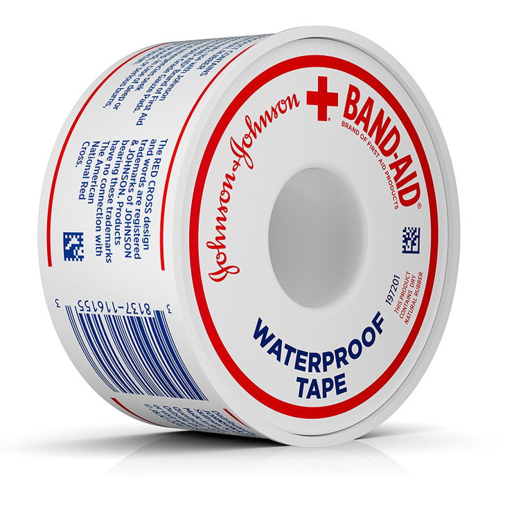 Band-Aid Brand of First Aid Products 100% Waterproof Self-Adhesive Medical Tape
