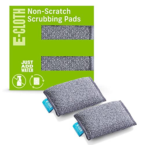 E-Cloth Non-Scratch Scrubbing Pads - Scrubbing Dish Sponges Kitchen Cleaning Kit
