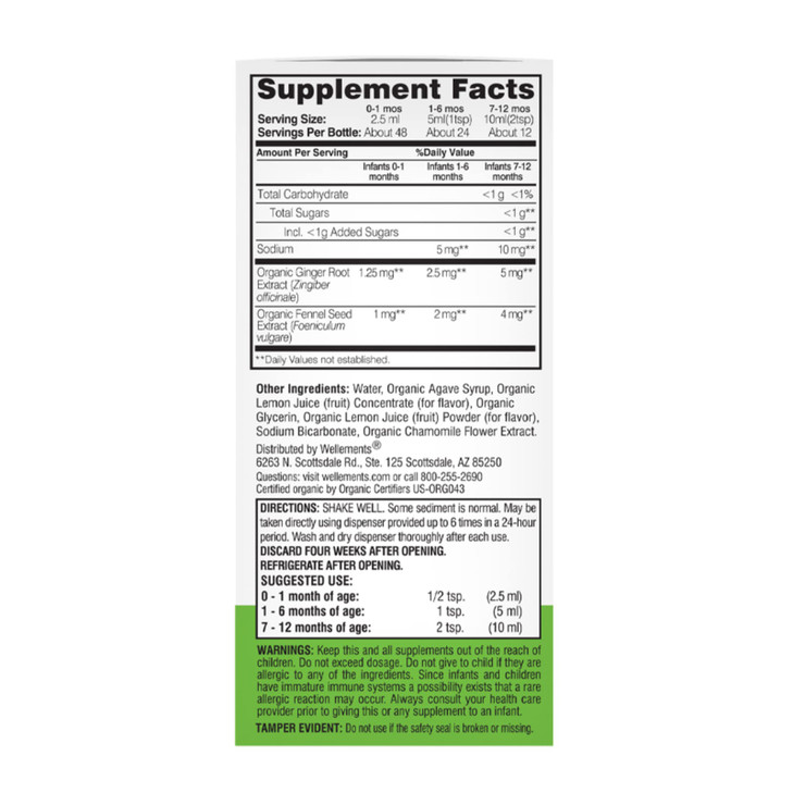 Wellements Organic Gripe Water