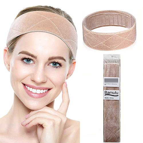 Bamutu Velvet Wig Grip Headband for Women - Adjustable, Non Slip, Extra Hold - Keeps Wig Secured (Nude)